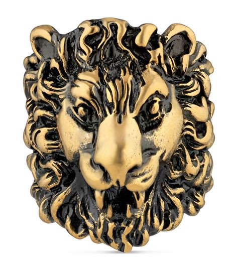 gucci ring lion